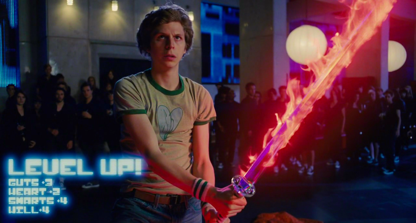 Scott Pilgrim earns the power of love. 