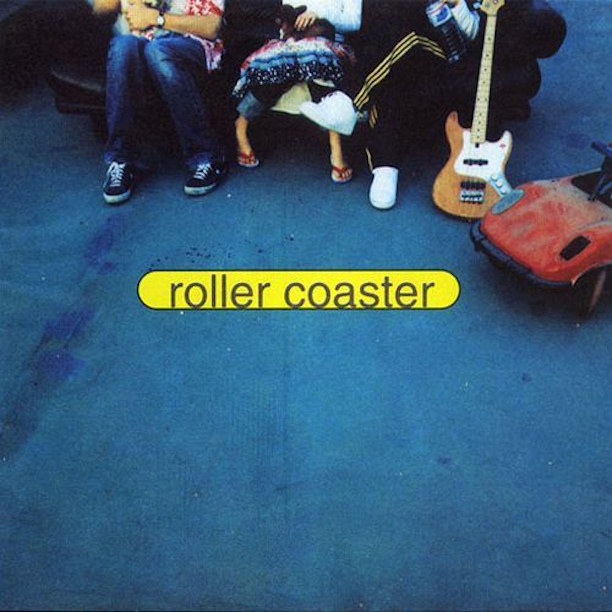 Cover of the Rollercoaster's first album, "roller coaster". The members' feet are seen along the top.