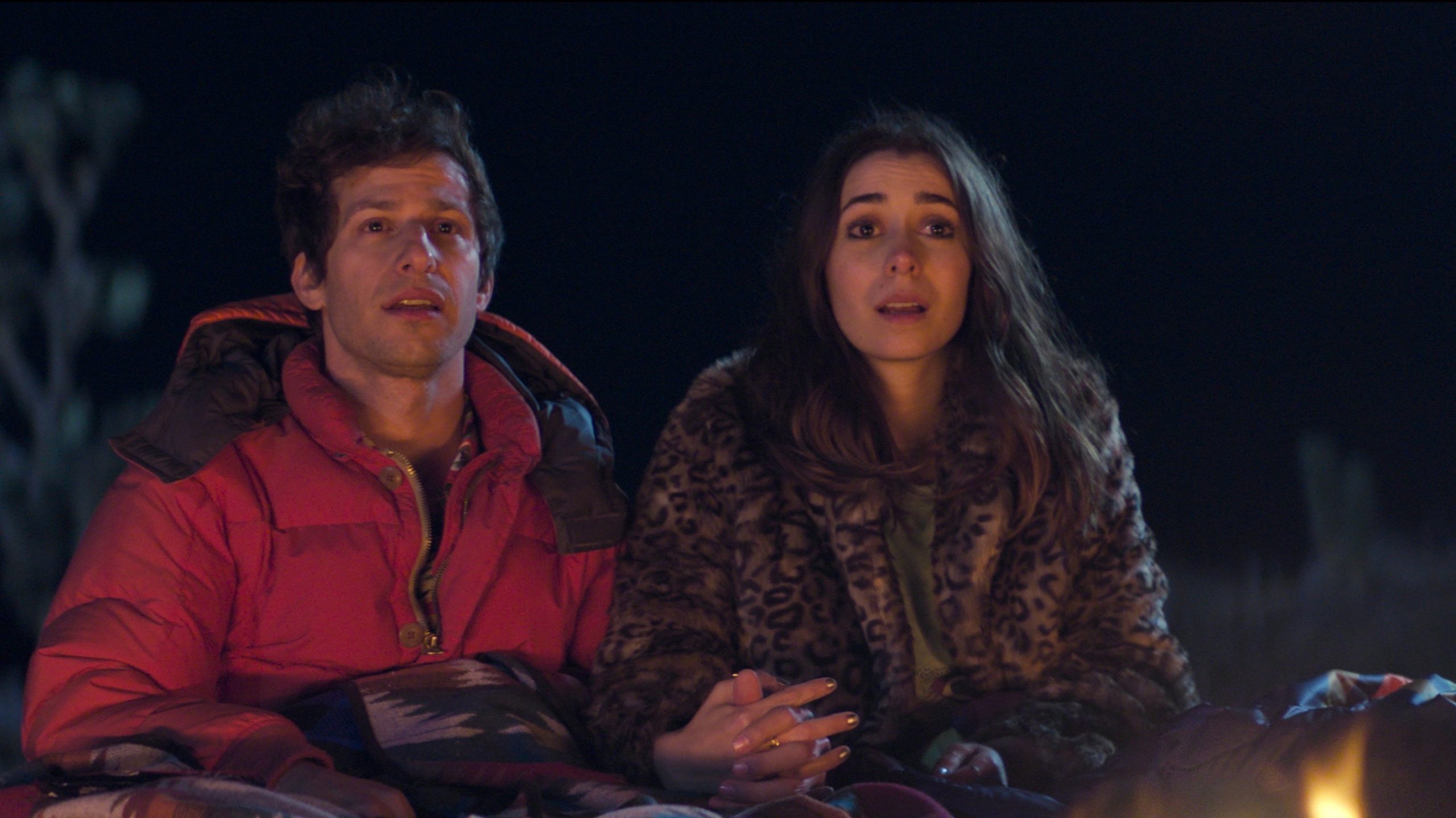 Nyles and Sarah tripping on mushrooms in the middle of the Palm Springs desert.