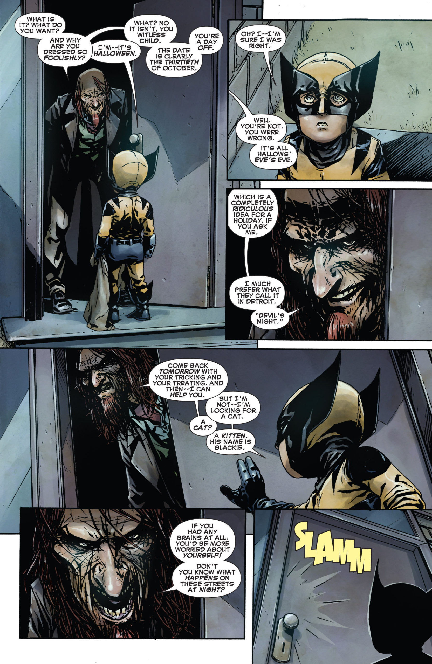 This image is from the comic; Marvel Zombies Halloween Vol 1 #1 (2012), where Peter approaches Mephisto while searching for his cat, Blackie. 