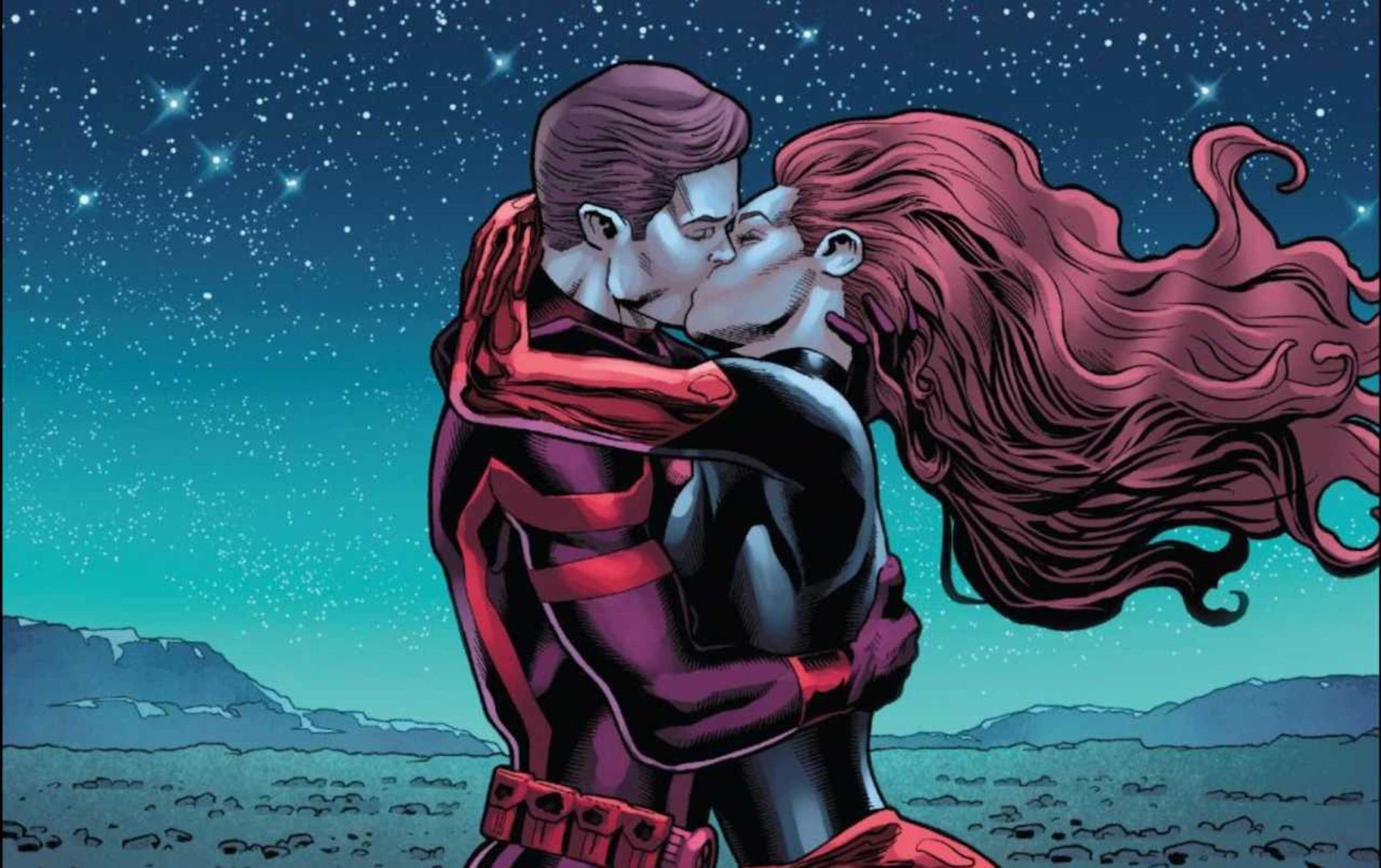 This is an image from Phoenix Resurrection: The Return of Jean Grey Vol 1. #5 (2018), where Cyclops and Phoenix shared a kiss. 