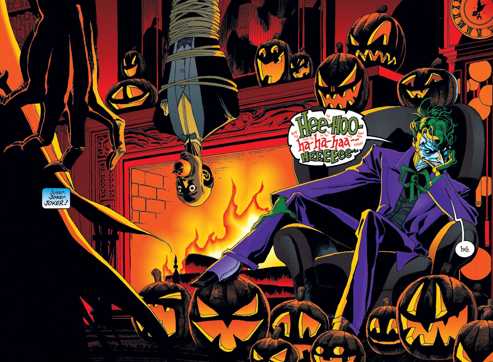 This image is from the comic; Batman: Legends of the Dark Knight Halloween Special Vol 1 #3 (1995), where the Joker came to visit Batman in his nightmare. 