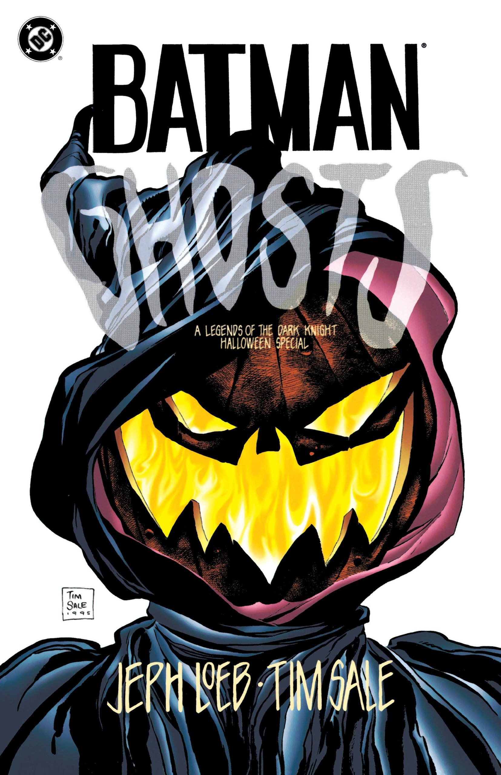 This image is the cover of Batman: Legends of the Dark Knight Halloween Special Vol 1 #3 (1995), showcasing a flaming jack-o'-lantern. 
