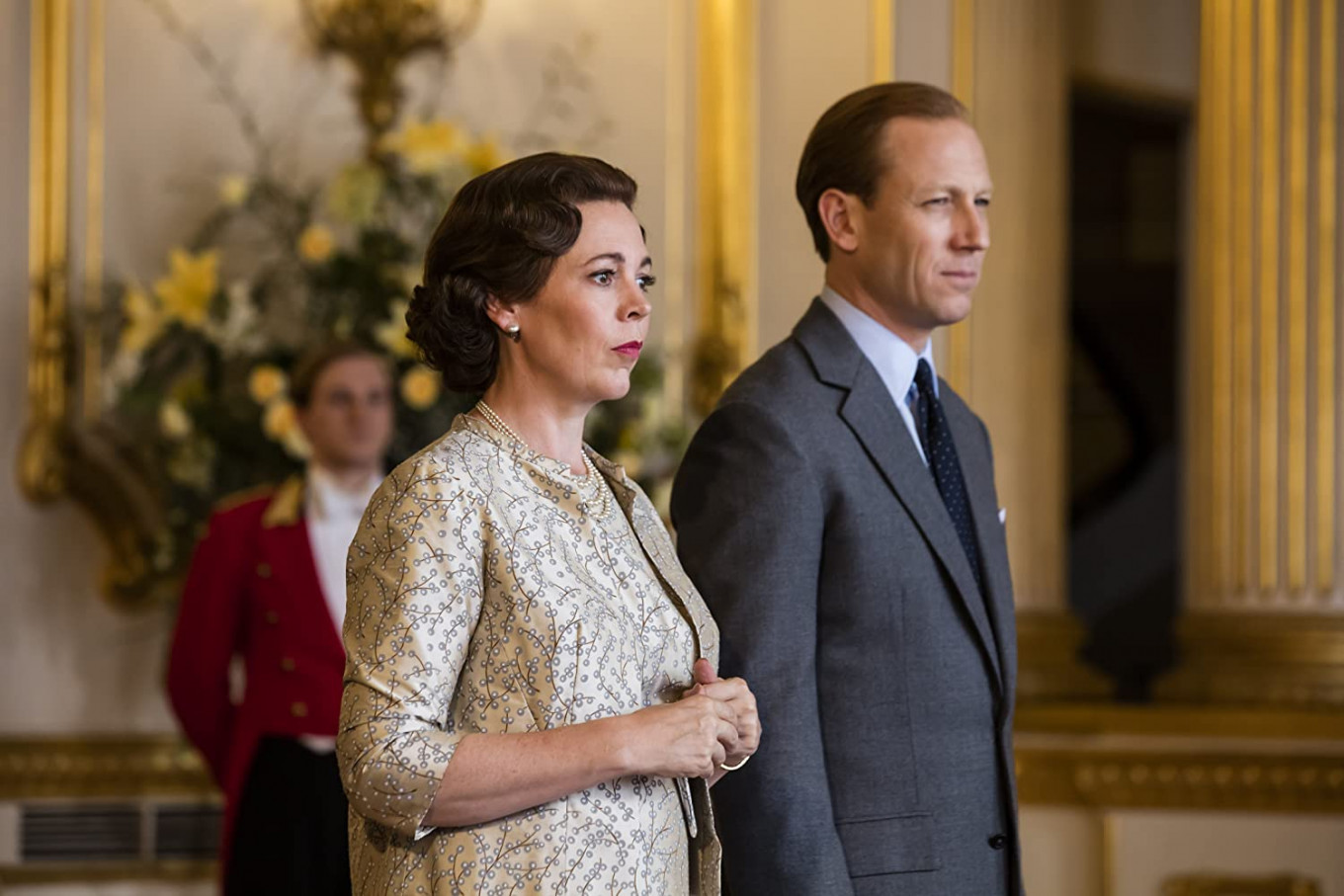 Olivia Coleman plays Queen Elizabeth in "The Crown" on Netflix.