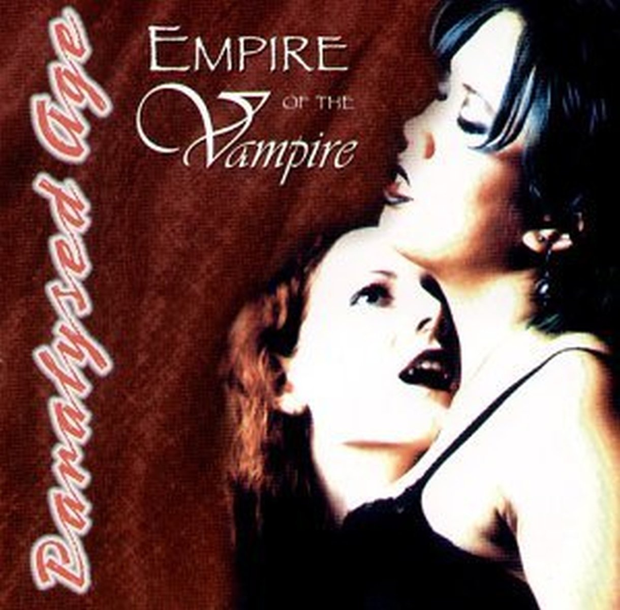 Cover art for Paralysed Age's album Empire Of The Vampire, on which the song "Bloodsucker" appears.