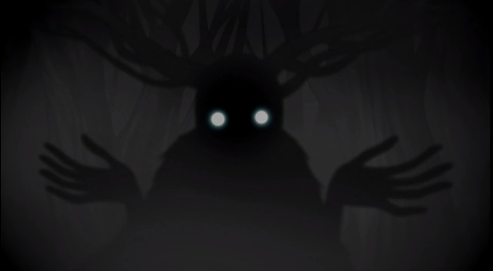 The Beast from Over the Garden Wall in the shadows.