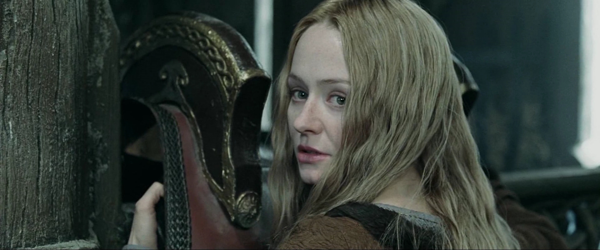 Eowyn prepares for battle.