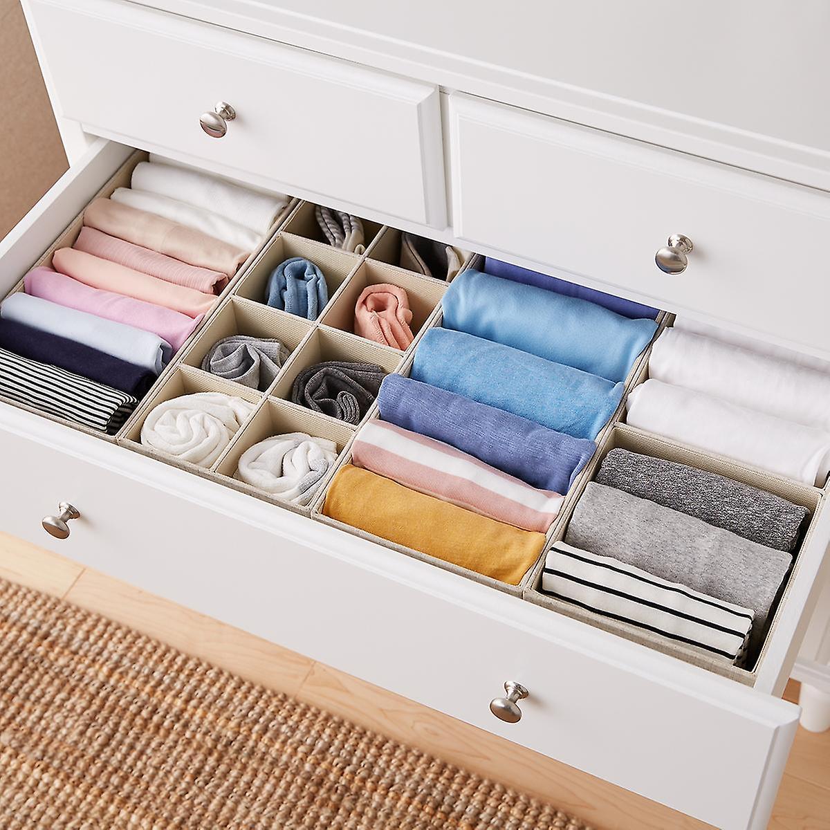 Neatly folded clothes in drawers... attention to detail 