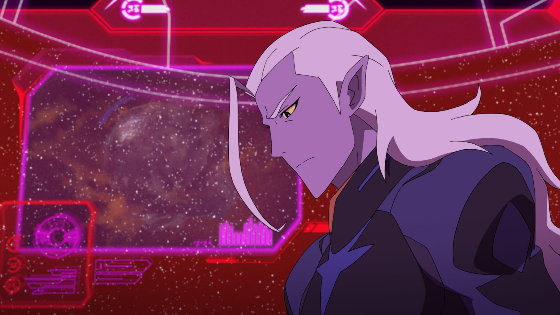 Prince Lotor carries the heavy burden of his family and heritage. 