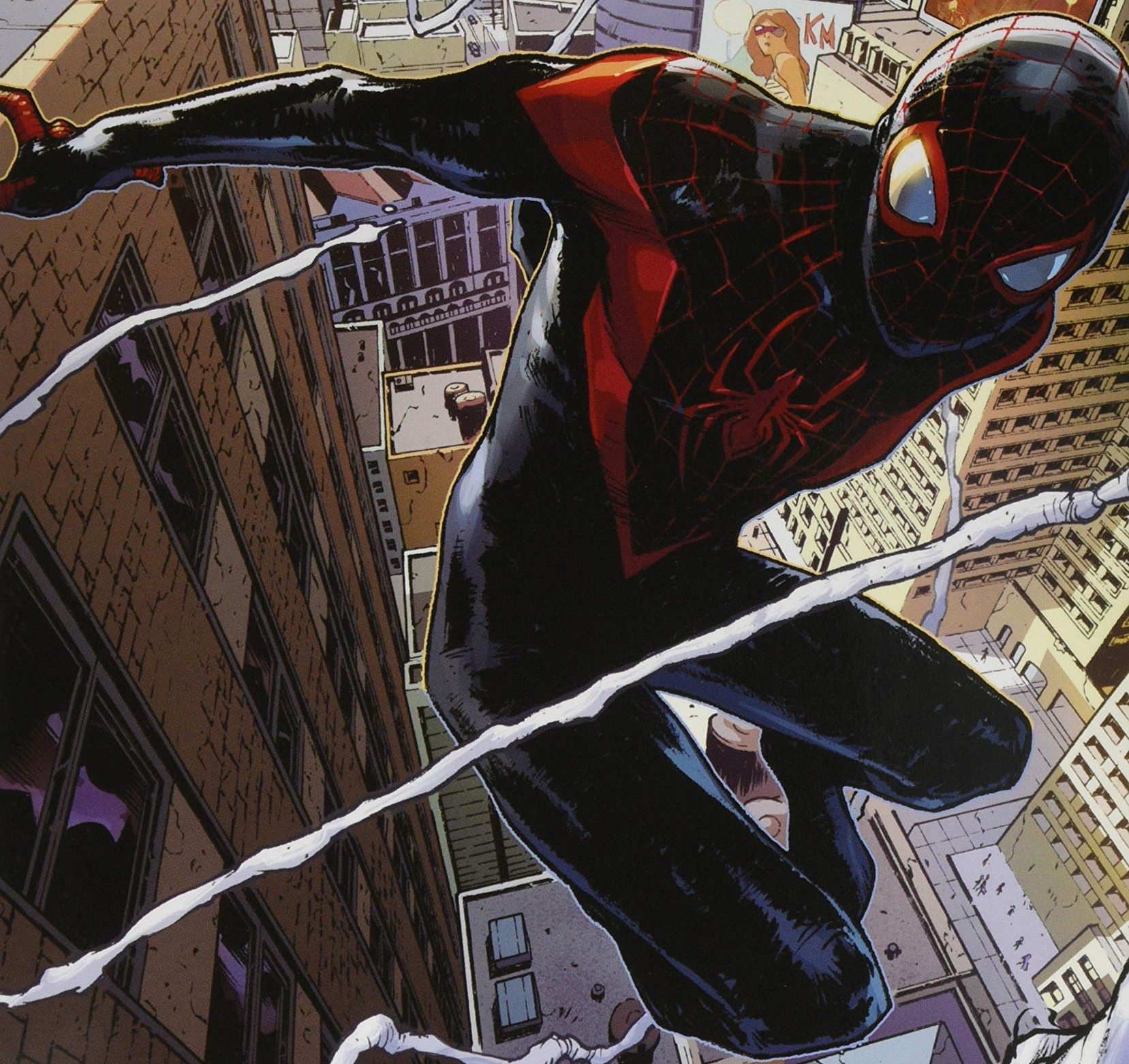 Miles Morales swings into action in Brooklyn in Spider-Man: Miles Morales Vol. 1