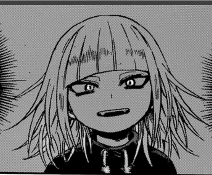 Toga Himiko in middle school as featured in the manga. 