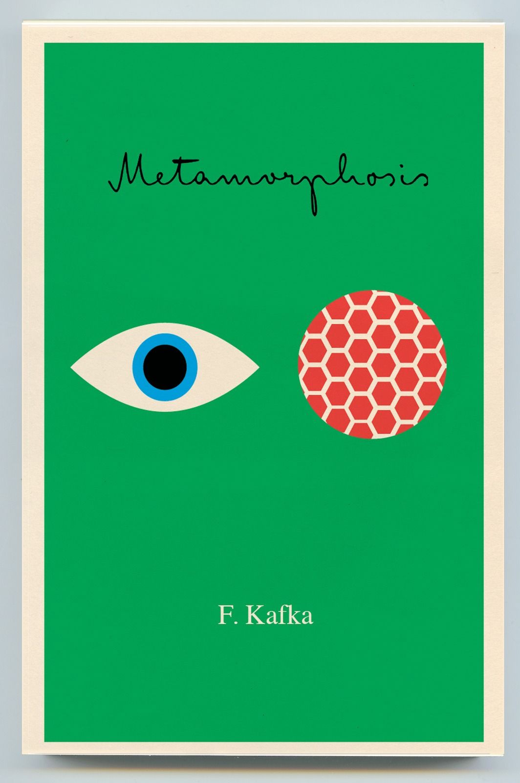 The cover of Franz Kafka's book "The Metamorphosis."