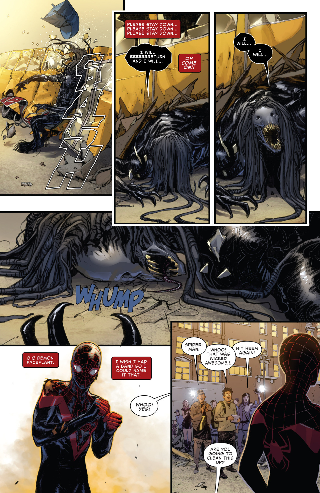 Blackheart is defeated by Miles Morales - Spider-Man: Miles Morales Vol. 1