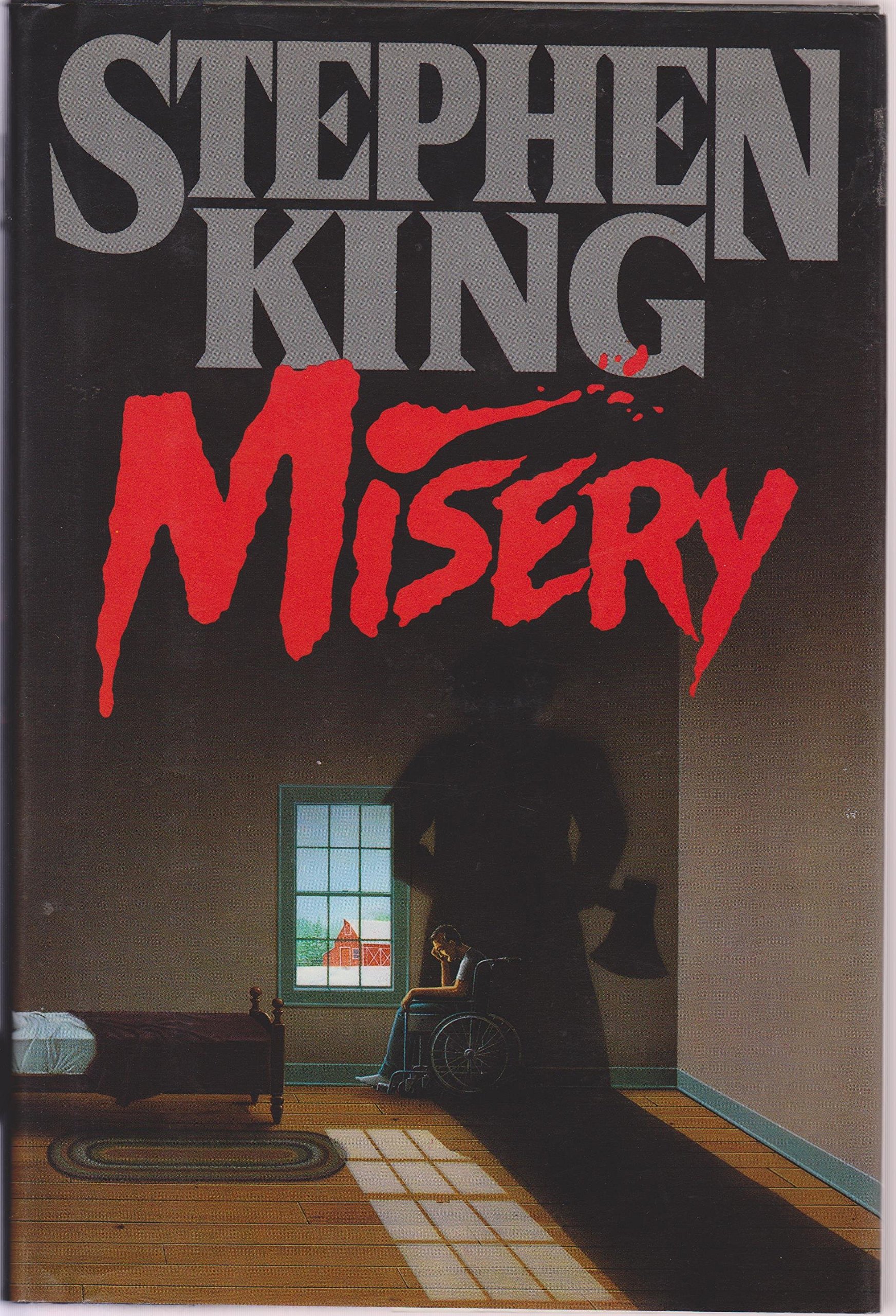 The cover of Stephen King's book "Misery," which does have fanfiction written about it.