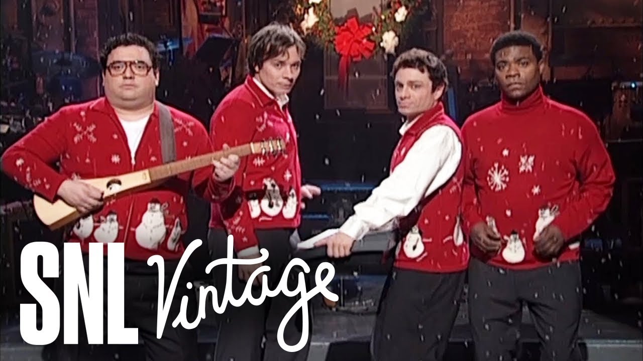 Horatio Sanz, Jimmy Fallon, Chris Kattan and Tracy Morgan sing a Christmas song in this SNL classic sketch. 