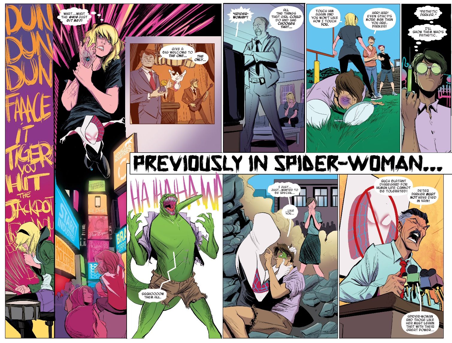 Gwen Stacy is haunted by her past - Spider-Gwen: Vol. 0
