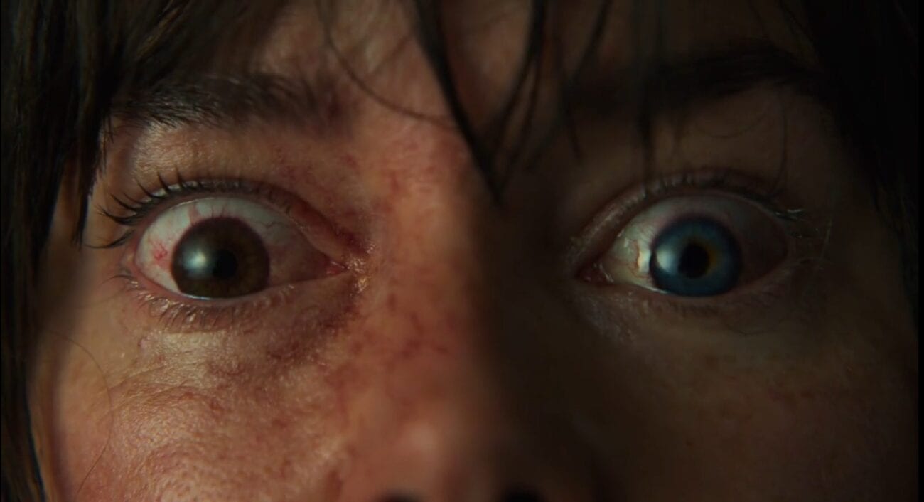 Ruby's eyes change colors during her transformation. 