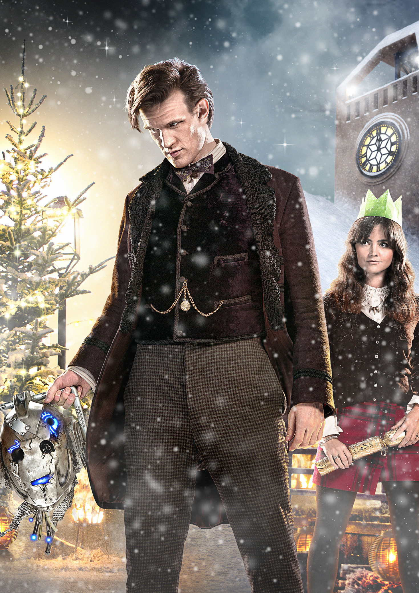 The 11th Doctor and Clara take on Cybermen in the 2013 Christmas special.