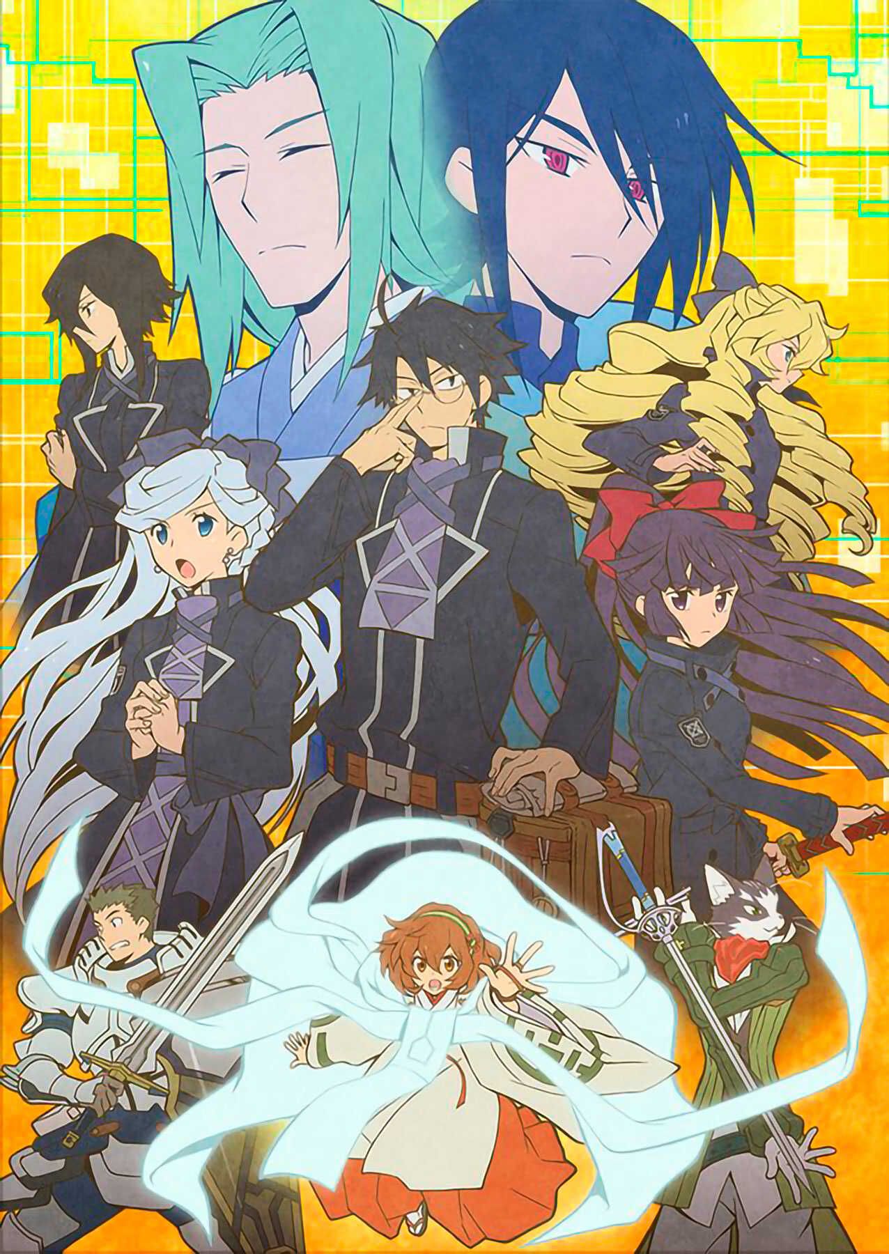 The anime poster for the third season of Log Horizon.