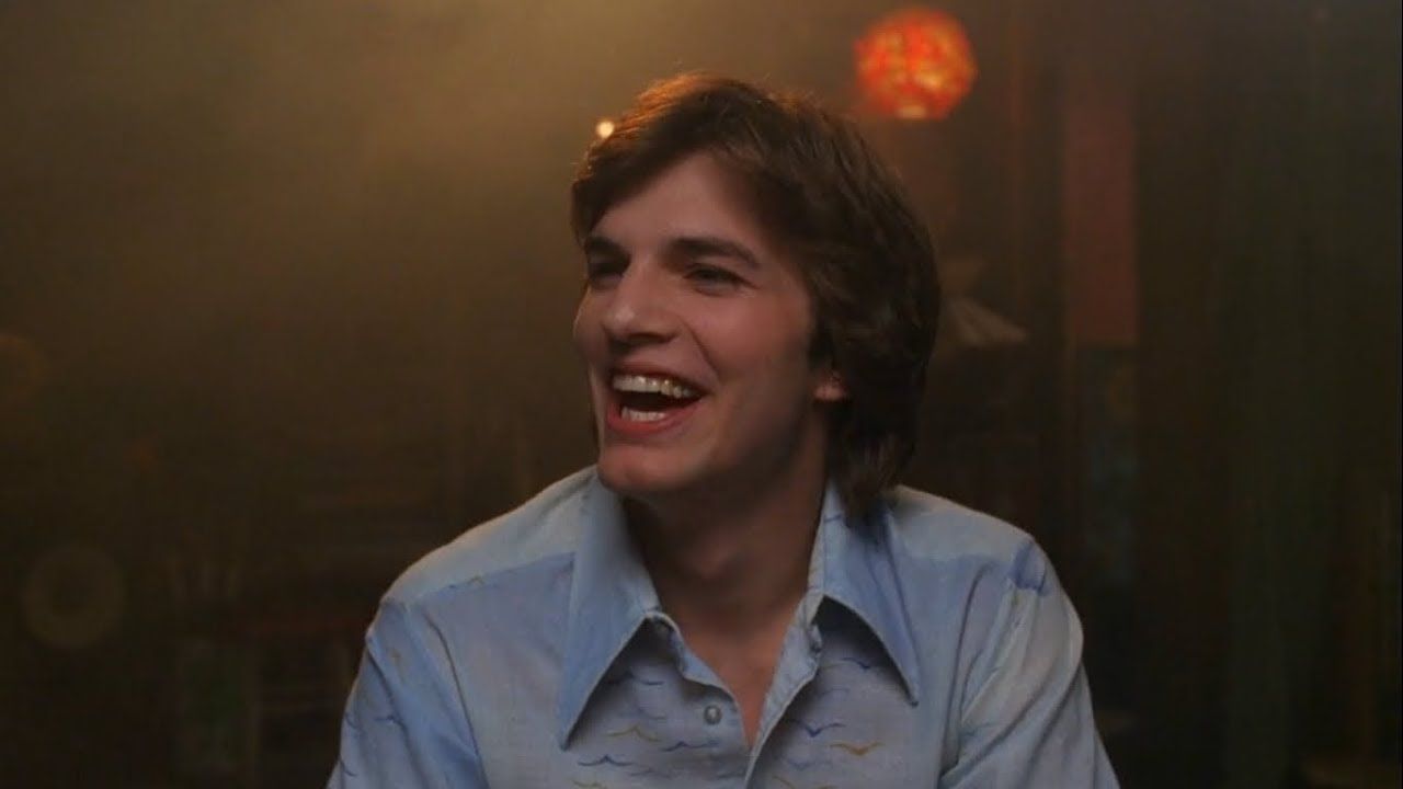 Michael Kelso goofing around with his friends in "the circle." 