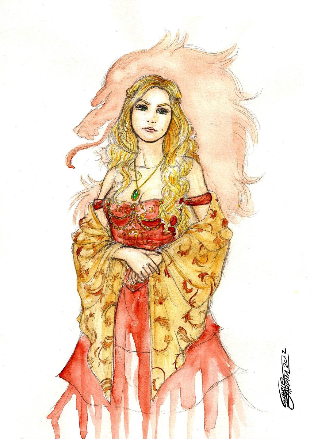 Illustration of Cersei Lannister