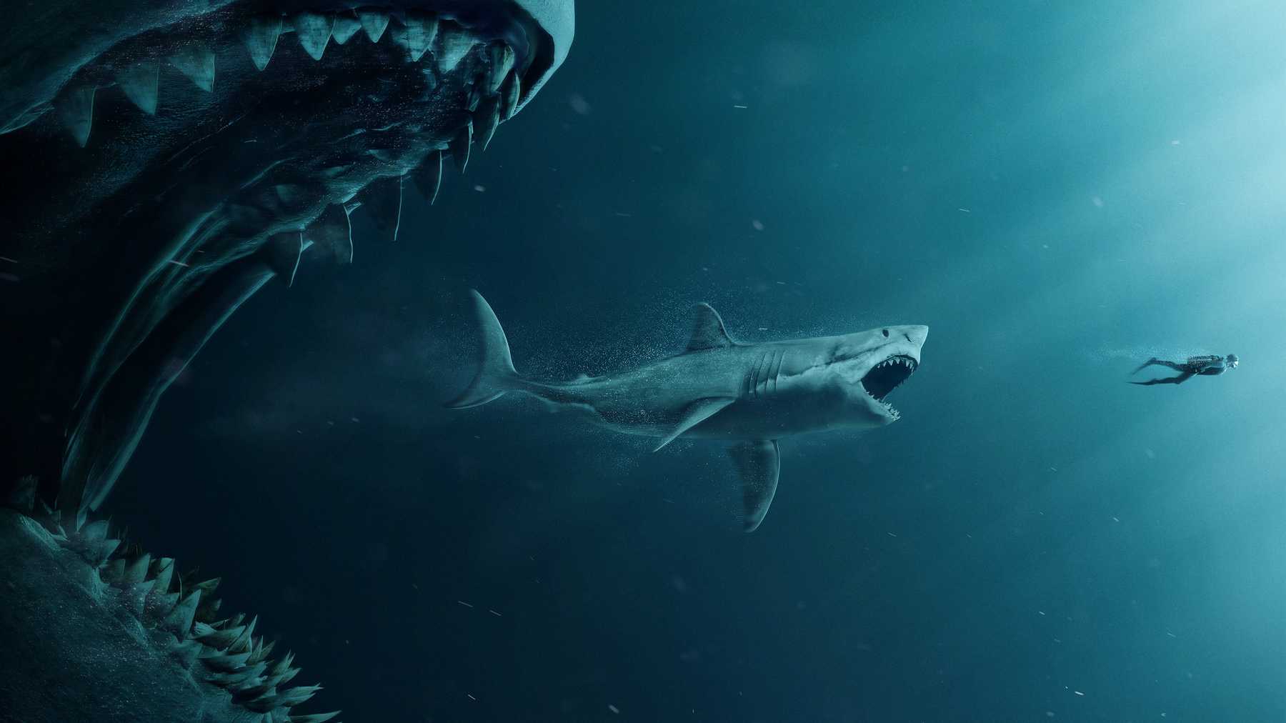 Quint's Megalodon Shark Fishing - The Meg - Megalodon - Long