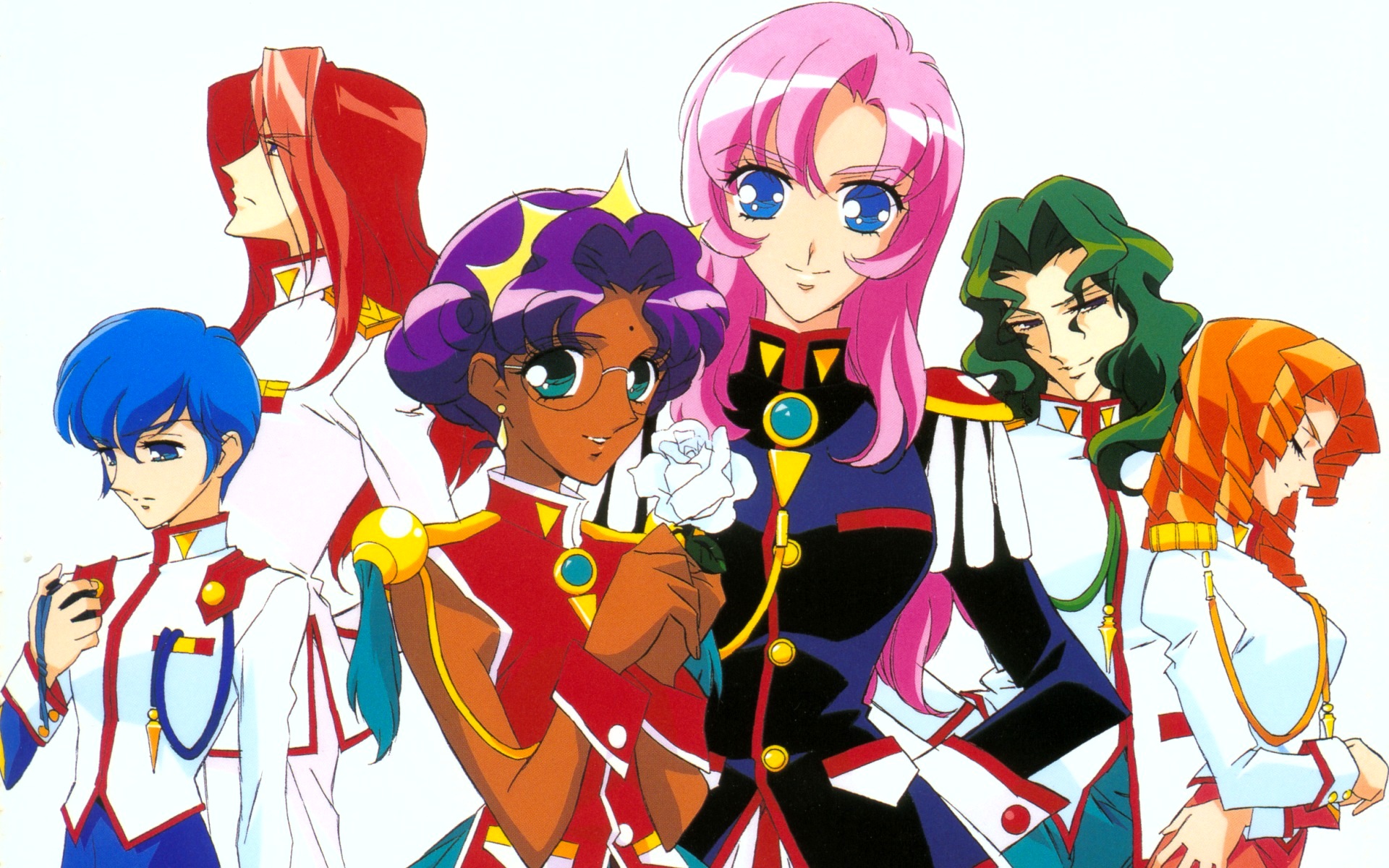 Utena fights to save Anthy from a dark, predetermined fate.   