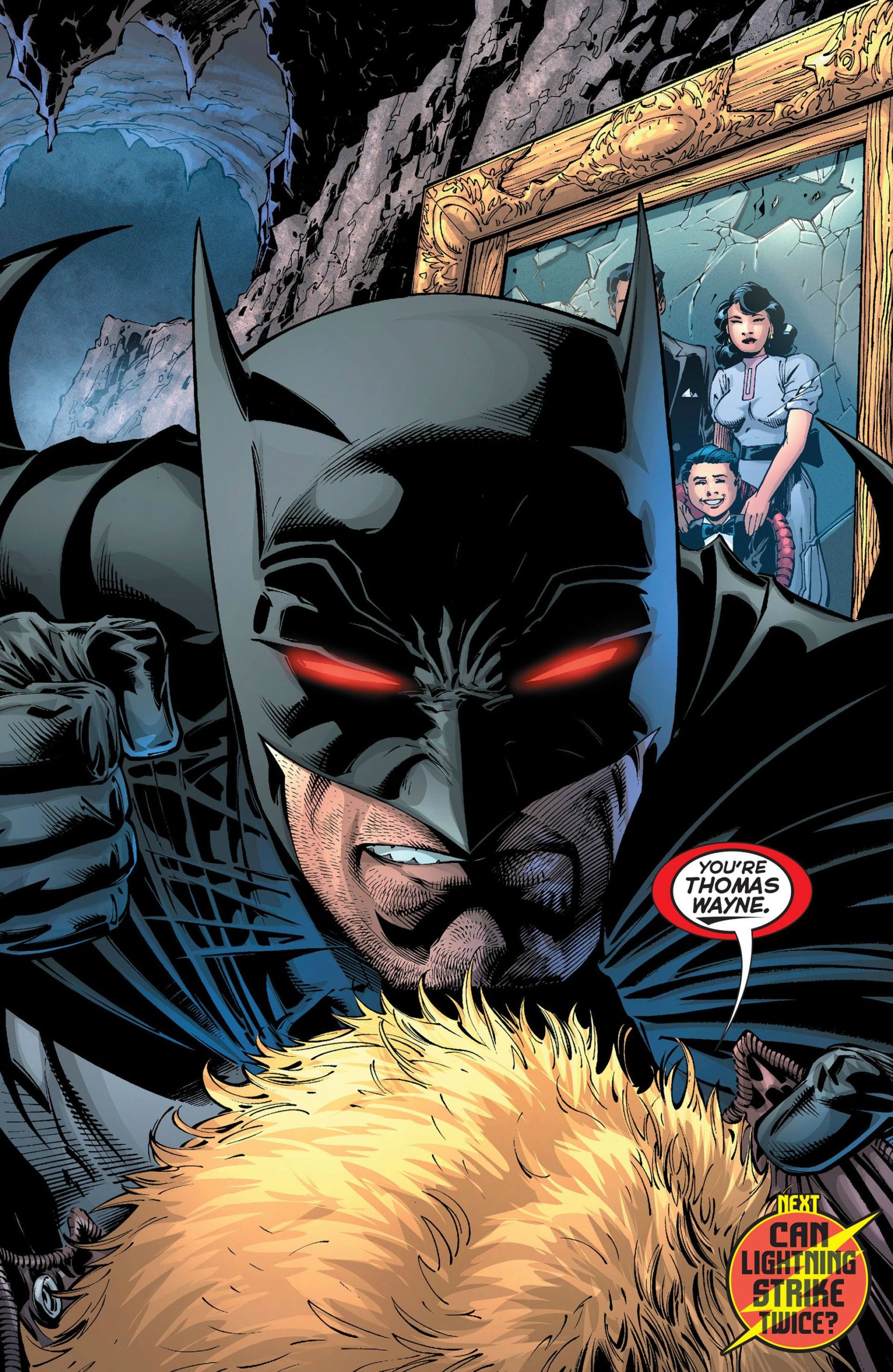 Batman's true identity is revealed in Flashpoint.