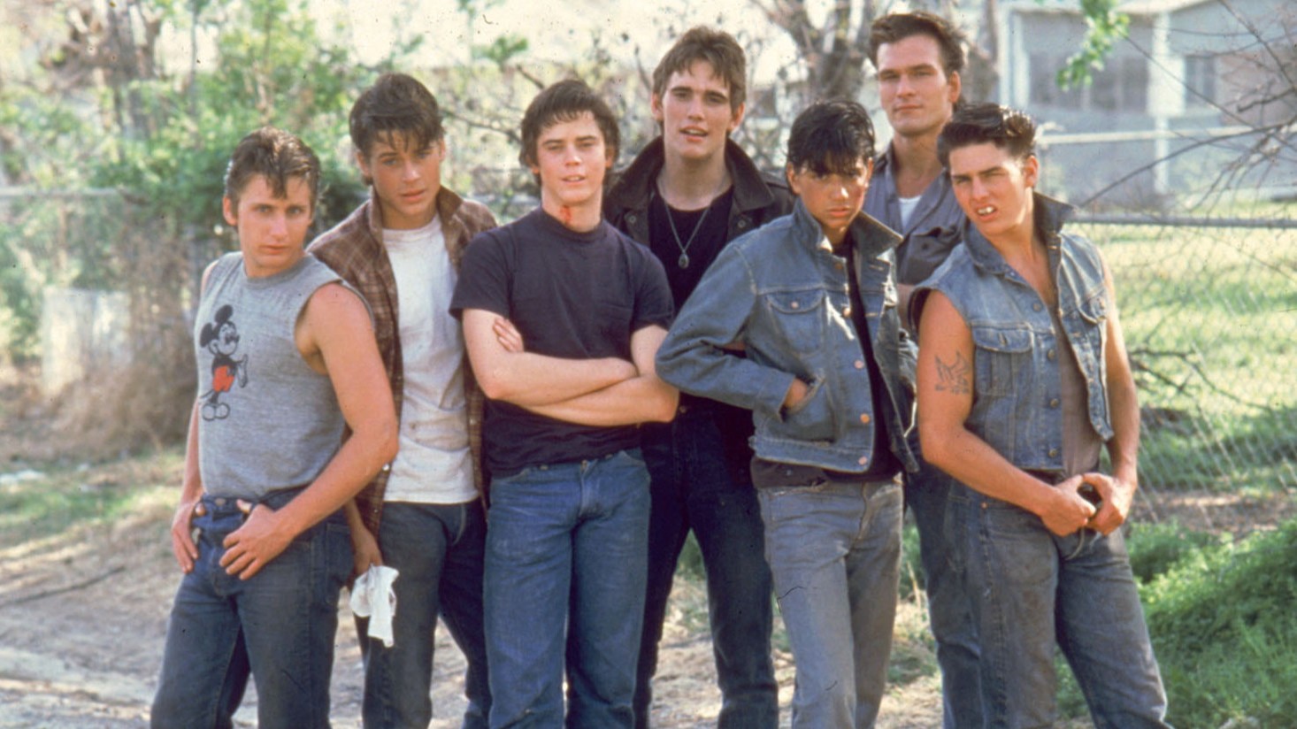 Death: The Outsiders movie cast poses for a press shot.