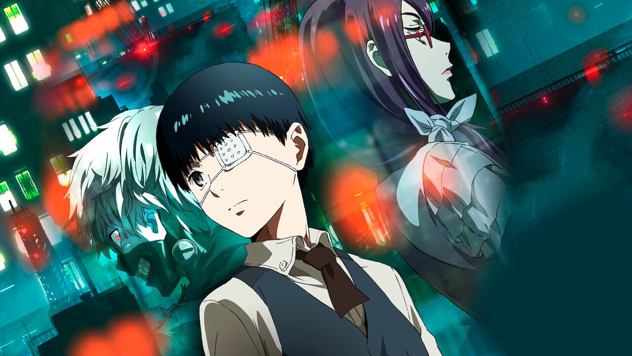 Anime -- Morita, Shūhei. Tokyo Ghoul. Studio Pierrot. 2014-2015.