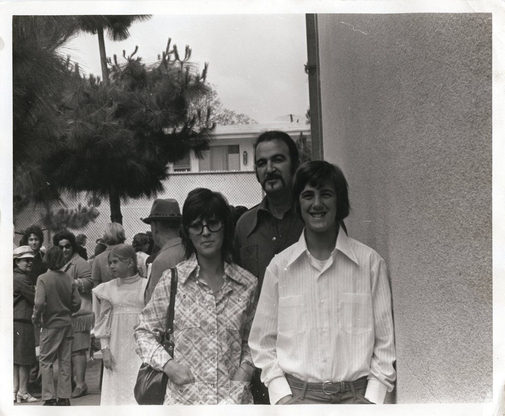 Jim Sullivan (center) in the early 1970s with his wife, Barbara, and their son, Chris. (Photo by Jim Sullivan Estate)