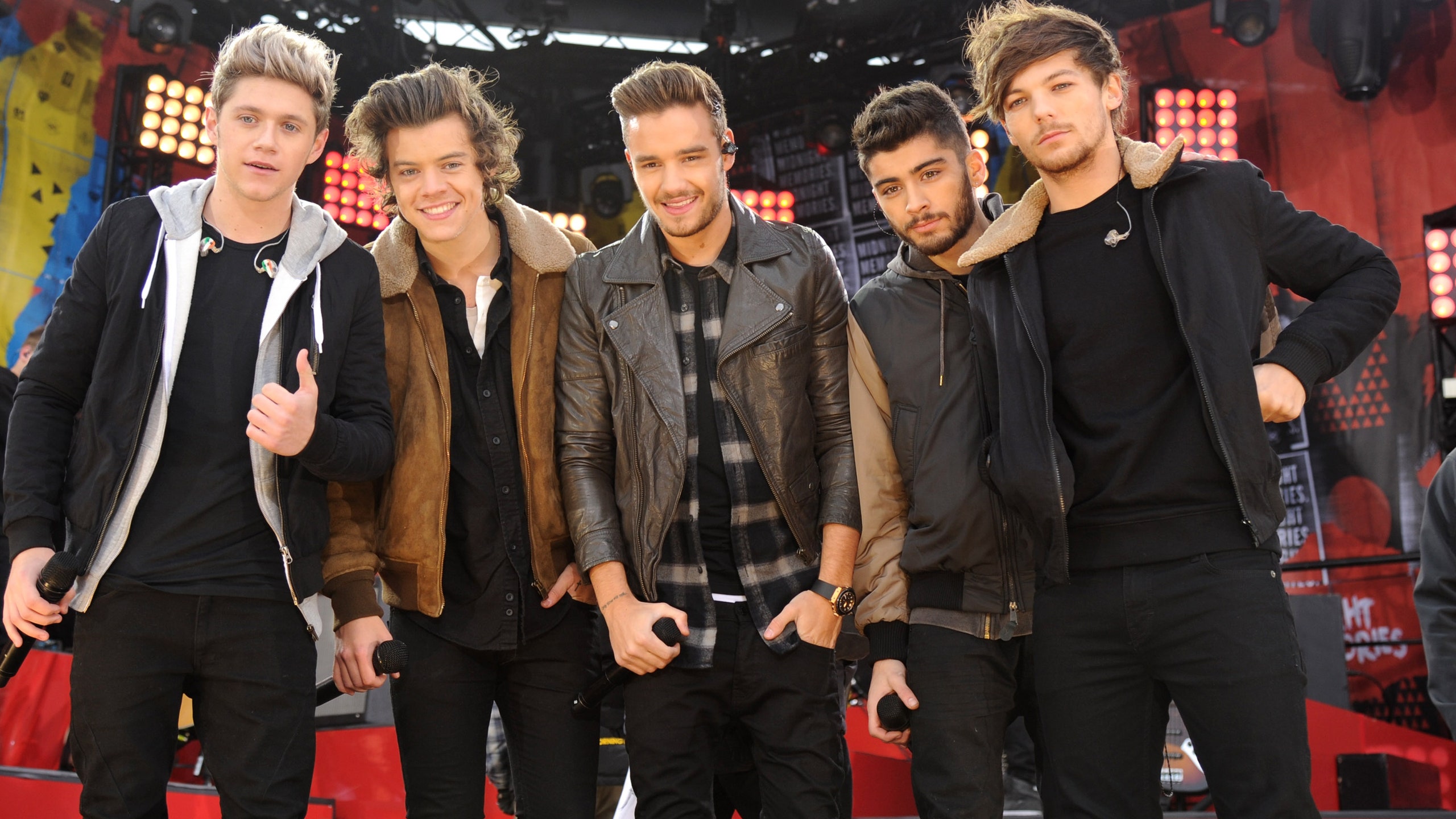 One Direction poses in 2013 for Good Morning America.
