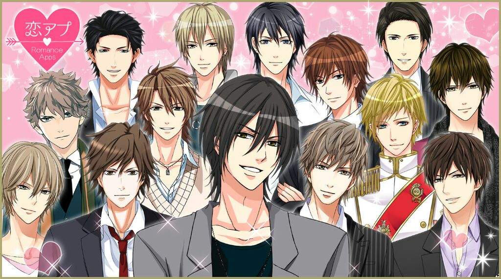 Different variety of Voltage's romance able options together in one poster. 