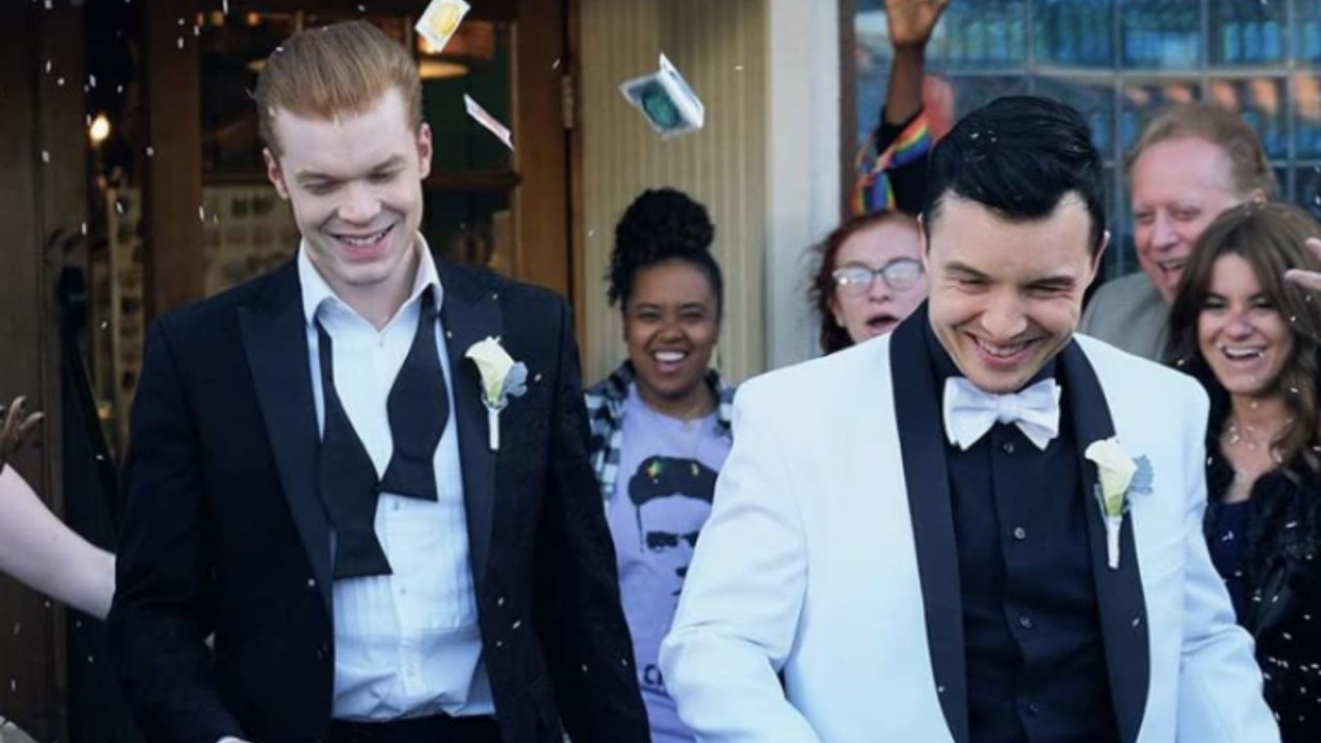 Ian Gallagher and Mickey Milkovich just getting married.