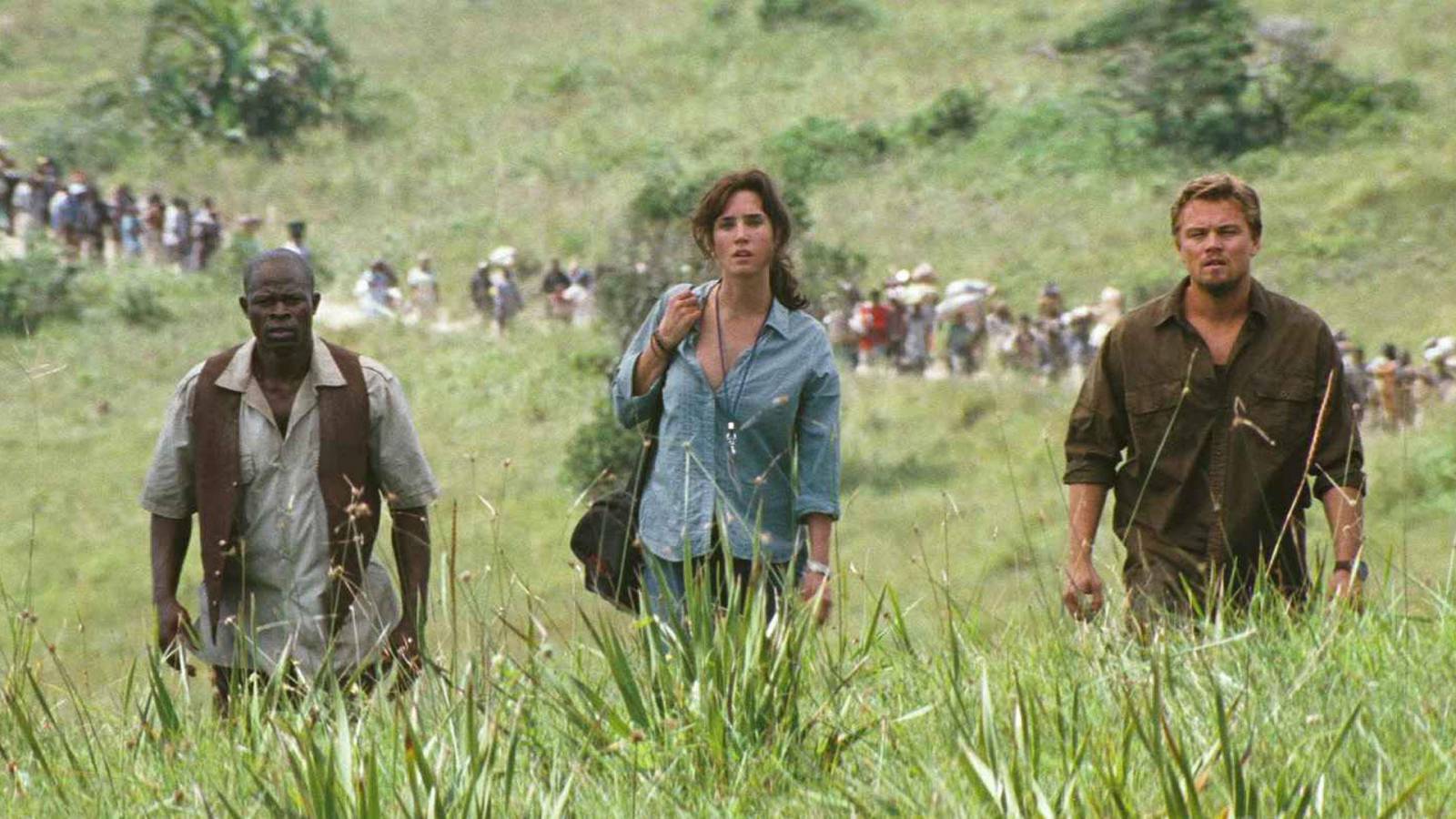 Zwick, Edward. dir. Blood Diamond. 2006.
Archer, Solomon, and Mandy overlook a refugee camp.