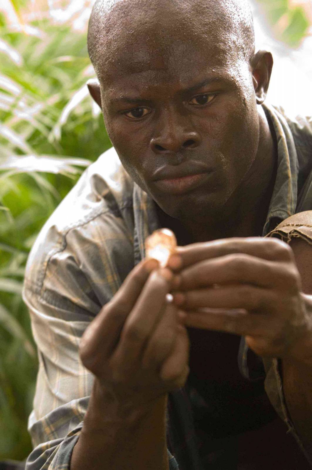 Zwick, Edward. dir. Blood Diamond. 2006.
Solomon beholds a rare diamond.