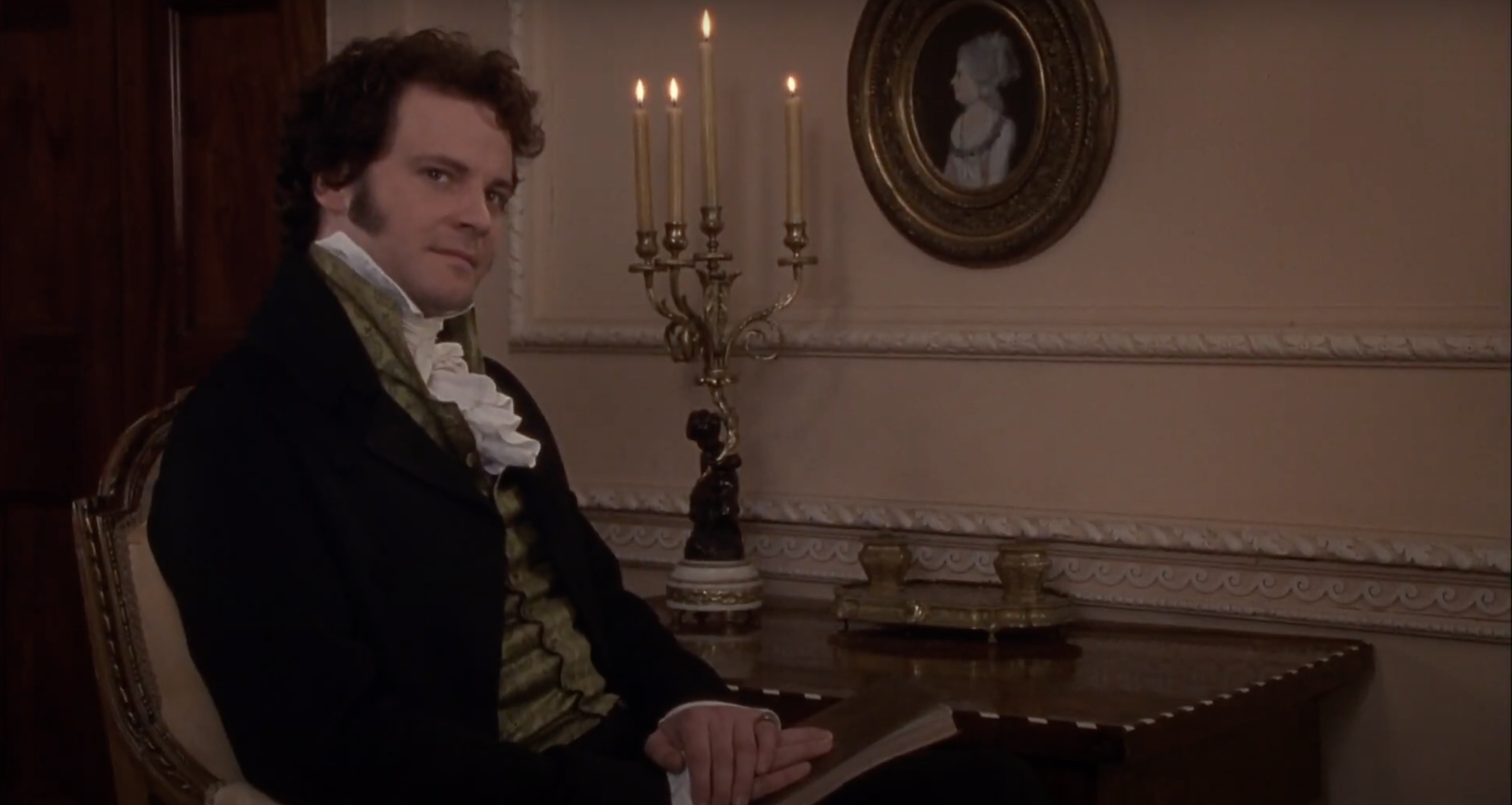 Colin Firth as Mr. Darcy in Pride and Prejudice. 1995. British Broadcasting Corporation. 