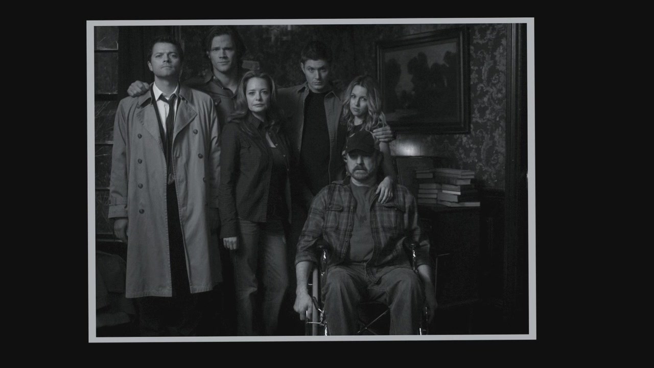 The final picture of the Winchesters, Ellen, Jo, and Bobby before hunting Lucifer.