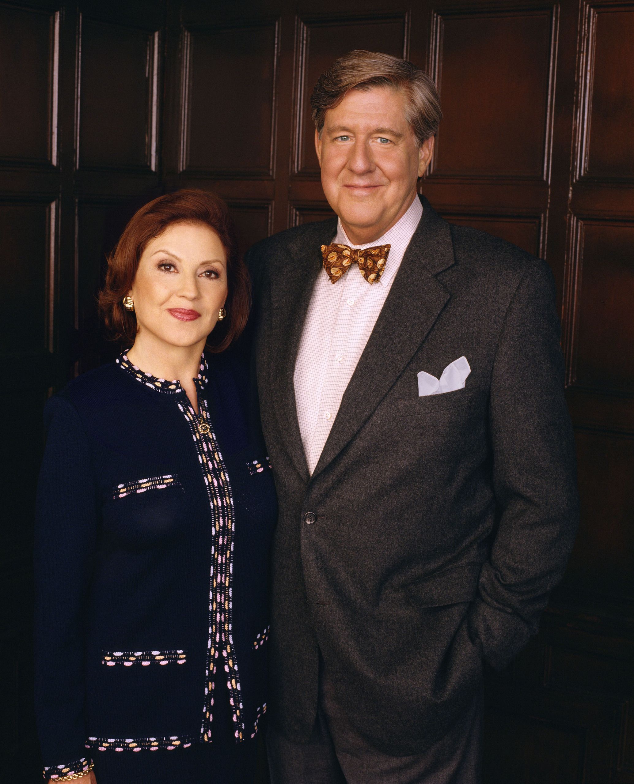 Emily and Richard Gilmore in a promotional shot from Gilmore Girls, 2000-2007 (The WB).