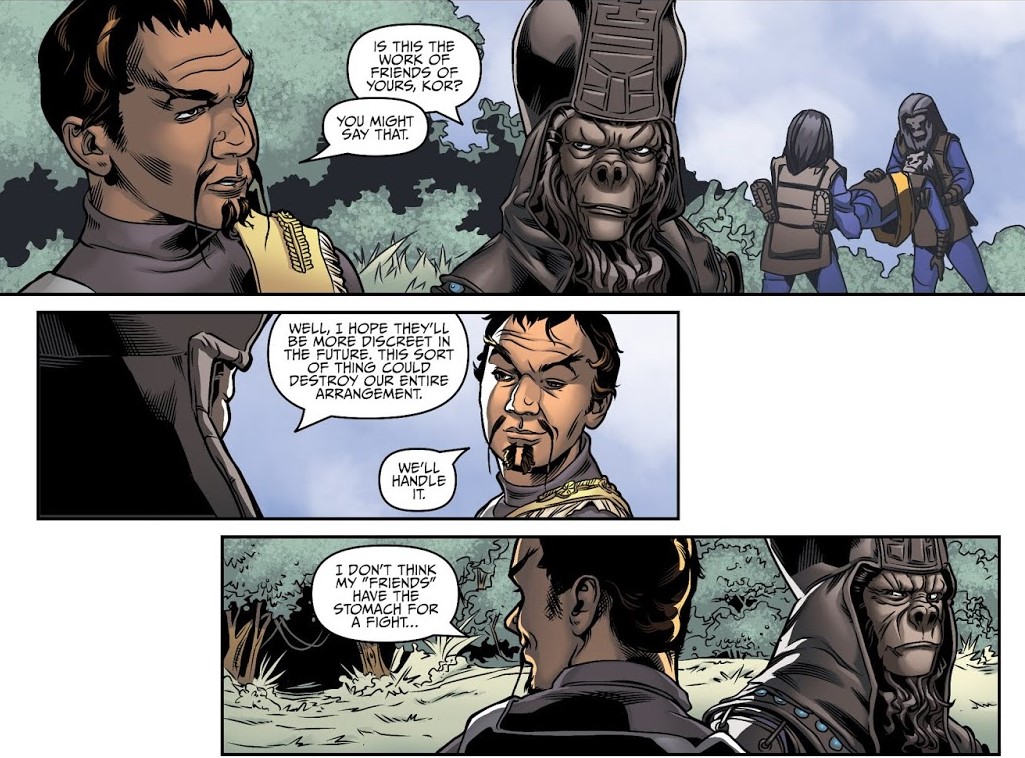 Tipton, David and Tipton, Scott. Star Trek/Planet of the Apes: The Primate Directive. IDW/BOOM! 9 Sept. 2015.