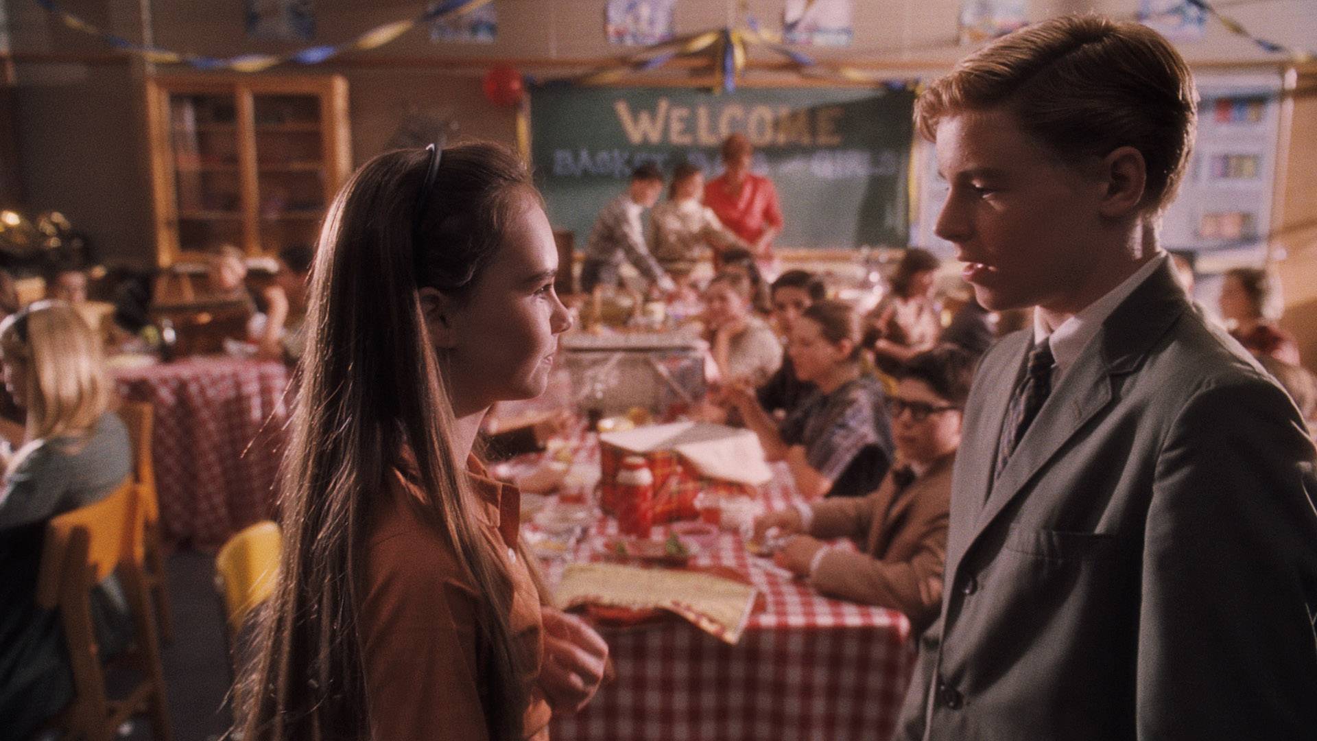 Bryce and Juli at the lunch after the basket boy fundraiser.