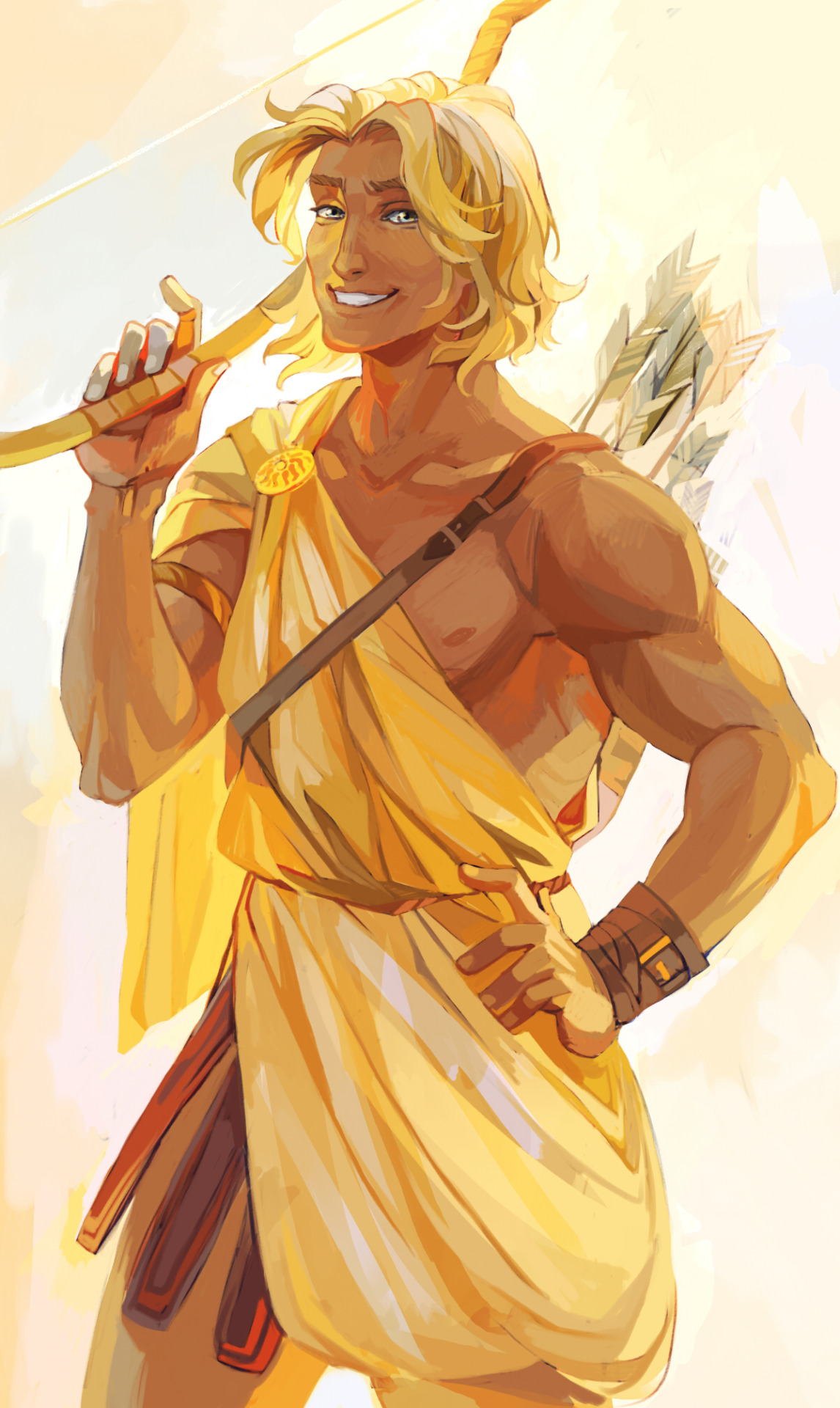 Apollo in his immortal visage (Source: Viria's Tumblr). 