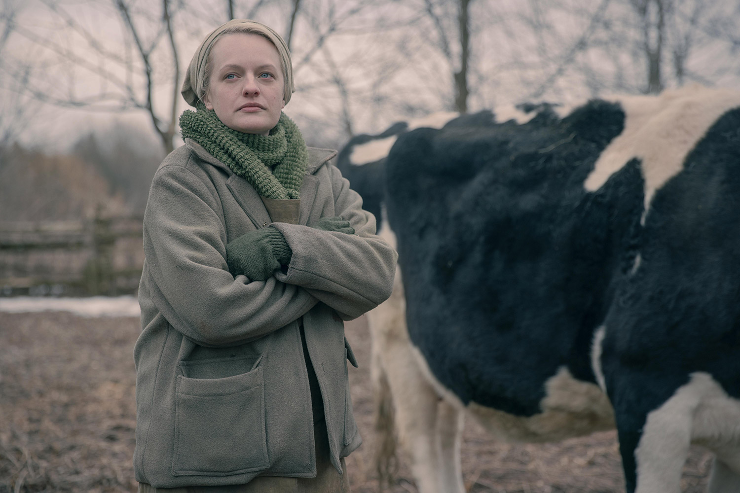 June is disguised as a Martha on the farm after they save the children.