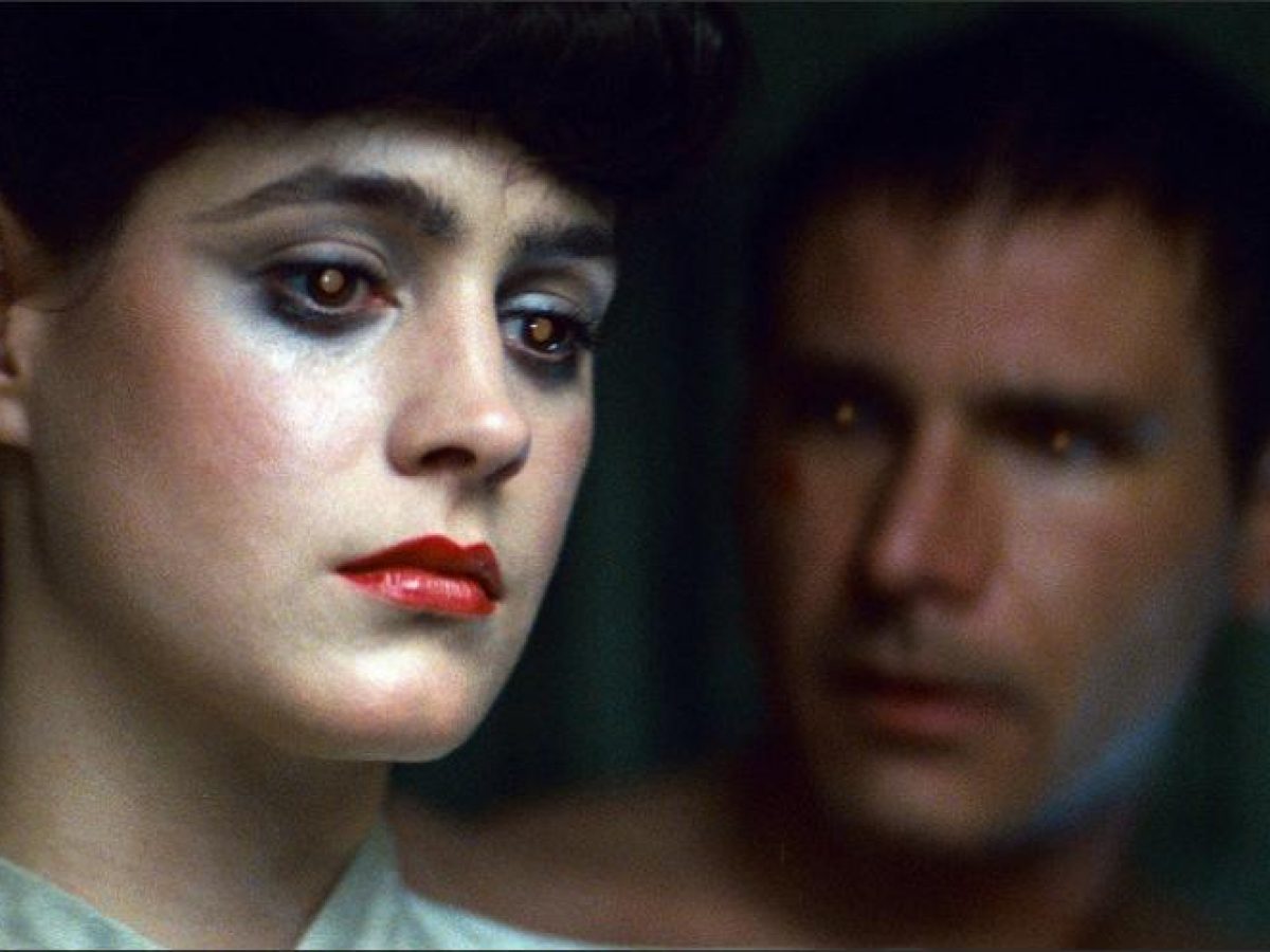 Rick Deckard is seen with replicant Rachael, and it seems both of their eyes are glowing.