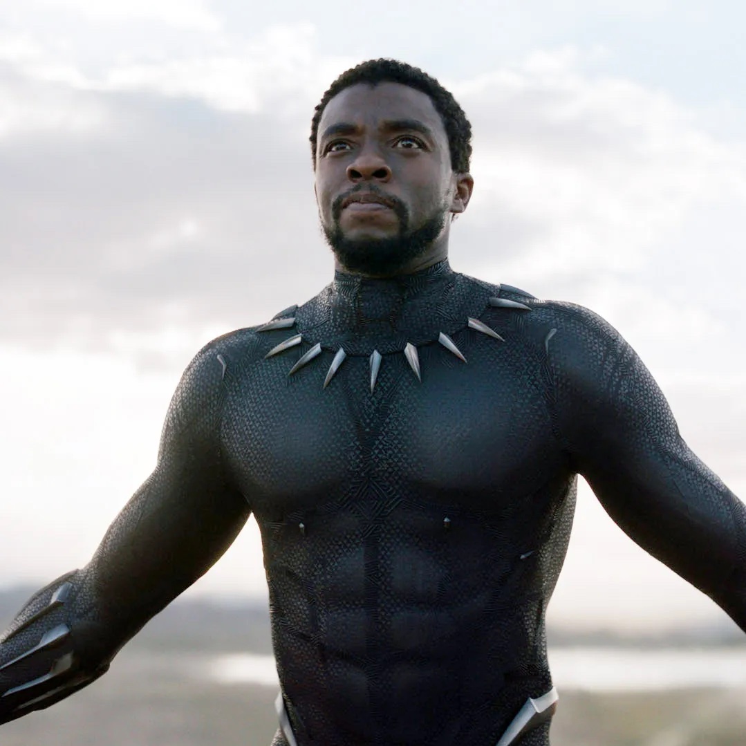 Coogler, Ryan, dir. Black Panther. 2018. Actor Chadwick Boseman in Black Panther. 