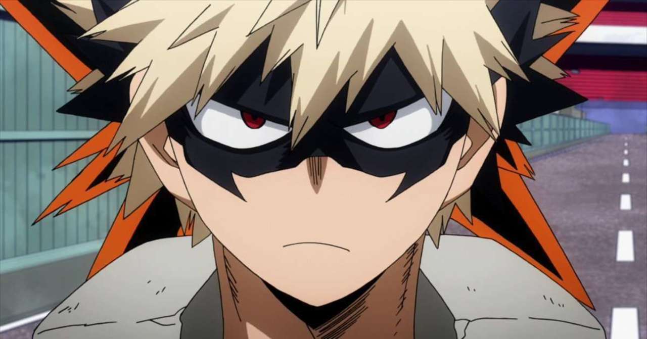 Katsuki Bakugo in costume. 