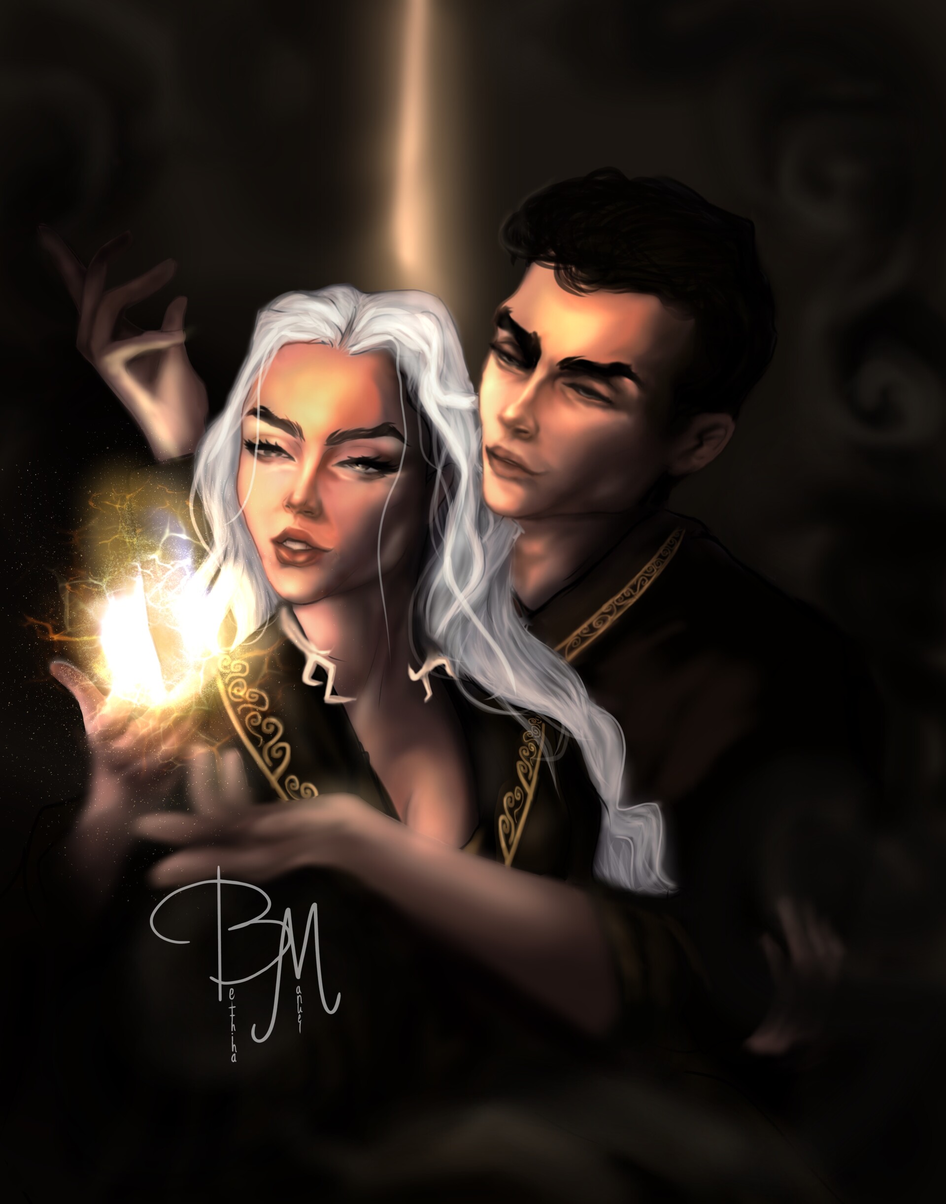 The Darkling and Alina, Shadow and Bone.