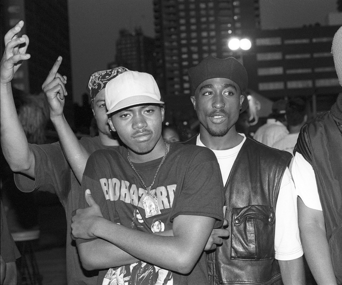 Nas and Tupac in 1993.