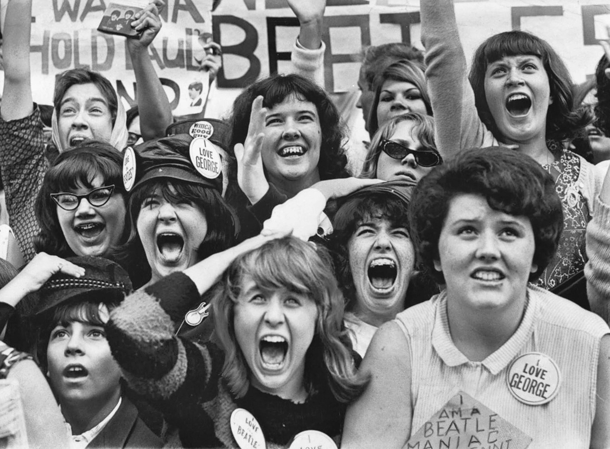 Anonymous. Crowd at the Ed Sullivan show. 1964.