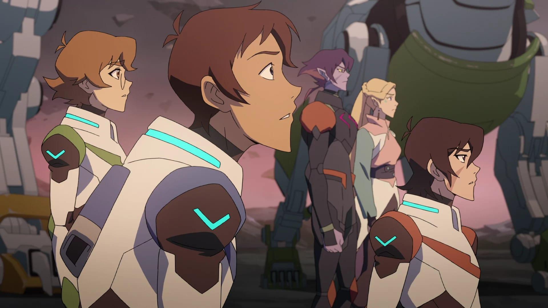 Lance stands with Team Voltron in midst of chaos. 